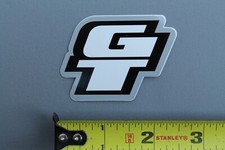 GT Bikes Grey Black White Logo 80's Bicycle Cycling BK1 Vintage Biking STICKER