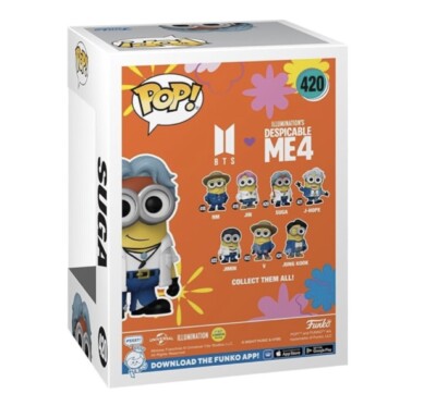 Funko Pop! Rocks Minions X BTS SUGA #420 *PREORDER* | eBay