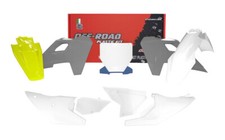Rtech Kit Plastics White-Gray-Yellow-Blue Husqvarna FC 450 2022-2023