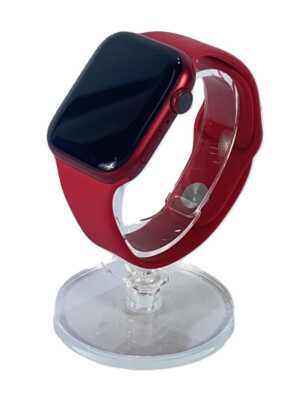 [EXCELLENT]Apple Watch Series 7 GPS 45MM (PRODUCT)Red Aluminum Case RED w/ BAND
