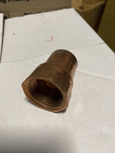 1" Threaded Female Adapter FIP x C - COPPER PIPE FITTING