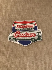 Krispy Kreme Doughnuts Crusier sticker back patch 4x3 inches
