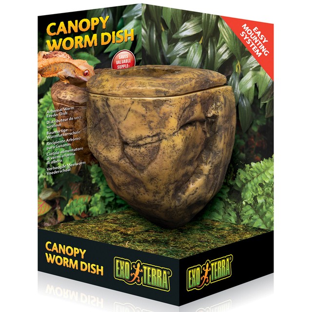 EXO Terra Canopy Worm Dish PT2825 for Reptile Terrarium ...