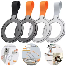 Removeable Magnetic Phone Grip Holder Stand w/ Silicone For All Smart Phone