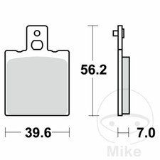 TRW MCB75RQ MOTORCYCLE BRAKE PADS FOR DUCATI 350 GTV TWIN DESMO 1978-1980