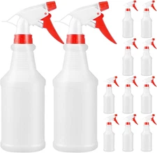 16 Oz Spray Bottle (12 Pack),Spray Bottles for Cleaning,Reusable Empty Refillabl