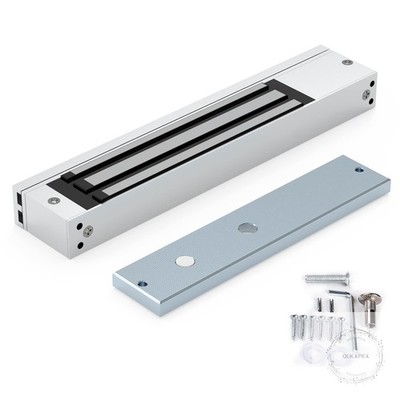 Magnetic Lock, 600LBS 280kg Holding Force Electromagnetic Lock, DC 12V Fail-Safe