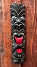 TRIBAL MASK Hand Carved and Hand painted - INDONESIAN