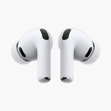 Apple AirPods Pro 3 White In-Ear Wireless Bluetooth w/ MagSafe Case Mic Tips