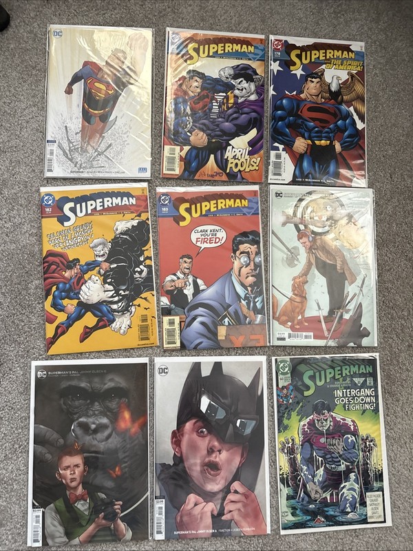 Superman Comic Book Lot D