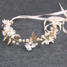Bridal Hair Band Sweet Wedding Flower Garland Headdress Mori Girl Headband