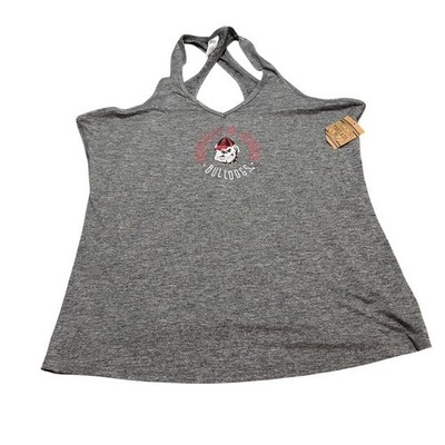 NWT UGA GA Bulldogs Rivalry Threads 91 NCAA Keyhole Back Tank Top Women XL 16/18
