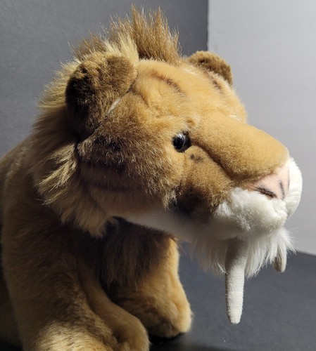 Wild Republic Saber Tooth Tiger Collectible Plush PO Gift - Picture 2 of 14