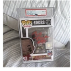 Funko NFL Pop! Football Jerry Rice #114 Autographed PSA/DNA Certified Mint 9