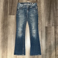Miss Me Distressed Boot Cut Jeans - 28