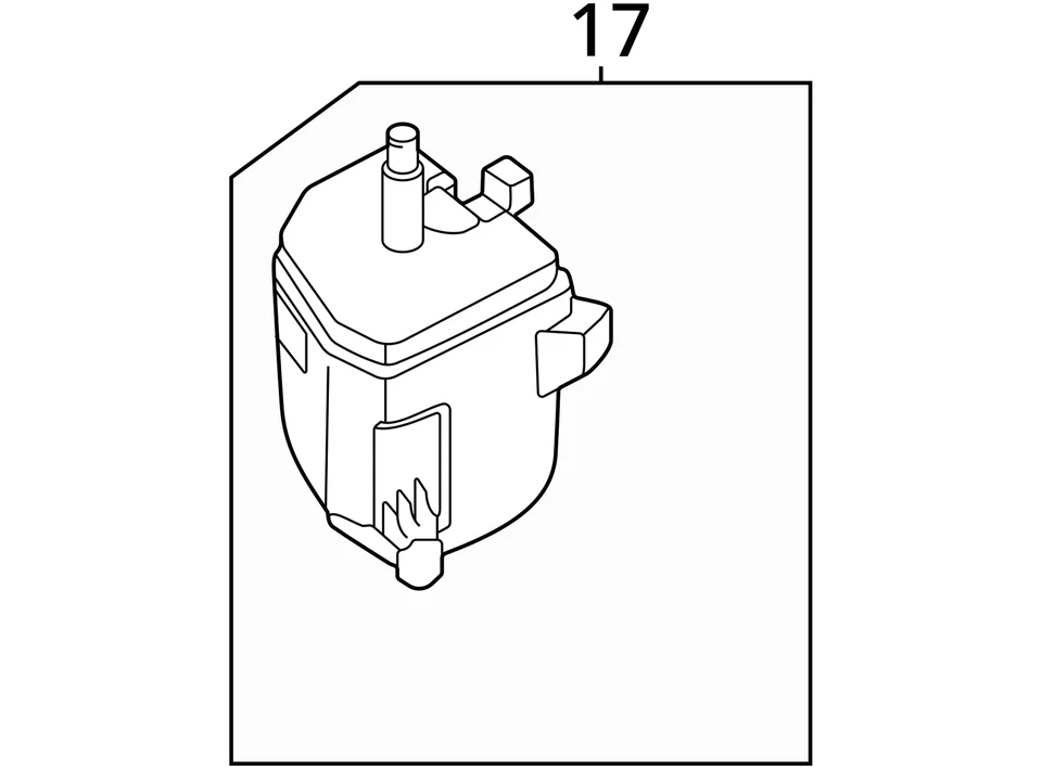 Infiniti G20 1999-2002 lavadora de parabrisas depósito de líquido botella fabricante original RWLU6 Foto 3 de 3