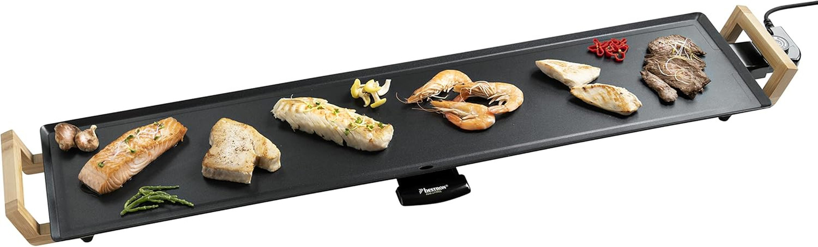 Piastra Elettrica XXXL Plancha Antiaderente - Griglia Professionale Casa