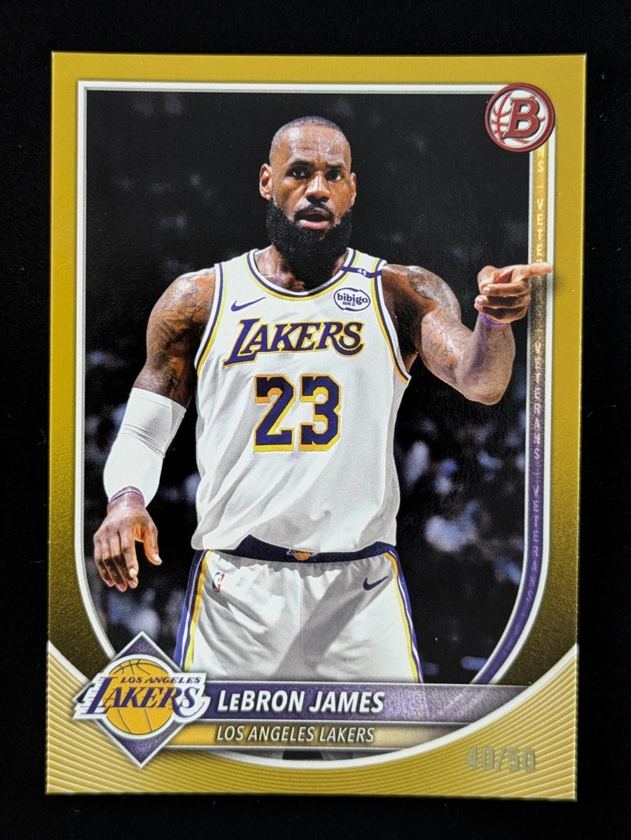 Bowman LeBron James Basketball Sports Trading Cards & Accessories