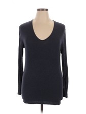 Jarbo Women Gray Long Sleeve T-Shirt L