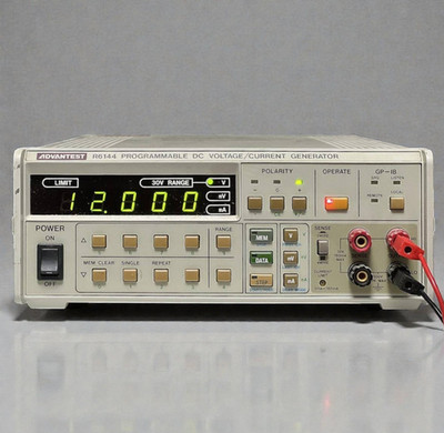ADVANTEST R6144 Programmable DC Voltage Current Generator Tested Working Japan