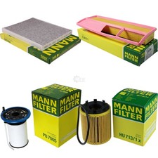 MANN-FILTER Inspektionspaket für Fiat Doblo Kasten/Kombi 1.3 D Multijet