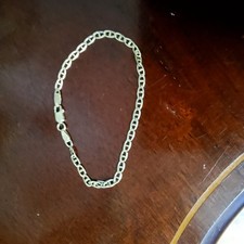 9CT EXCELLENT HALLMARKED 375 GOLD CHAIN BRACELET 3 GRAMS LOBSTER CLASP 7.5 inch