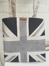 Handmade Union Jack Uk British Flag Tote Bag