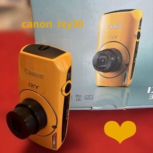 yellow 30S IXY Canon デジタルカメラ Canon イエロー【完動品】【希少❗️】フルセット▪️オールド IXY30s デジタルカメラ