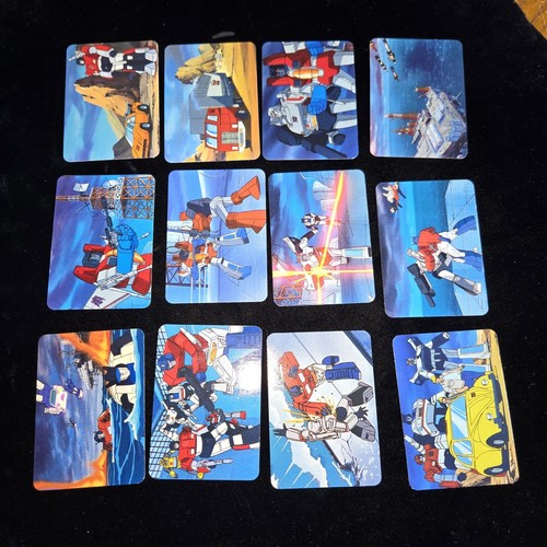 MINT 1985 TRANSFORMERS ACTION CARDS HASBRO Complete 192 Card Set 23 sticker - Picture 9 of 19