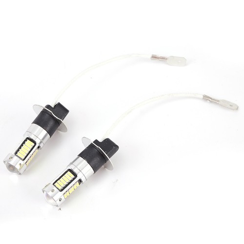 2pcs 100W H3 Lampadine LED Fendinebbia Conversione Kit Super Bright Canbus 6000K - Picture 11 of 12