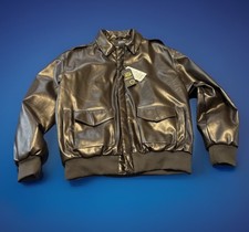 Giacca cappotto pelle uomo nero DFL moda nero lucido taglia XXL NUOVO