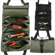 Heavy-Duty Roll-Up Tool Bag ? Oxford Fabric Multi-Tool Organizer, Portable Garag