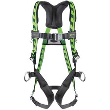 HONEYWELL MILLER AC-QC-D2/3XLGN Full Body Harness,AirCore,2XL/3XL 45J025