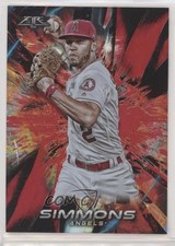 2018 Topps Fire Flame Andrelton Simmons #135 0w8