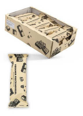 KoRo | Veganer Proteinriegel Schokolade Brownie 15 x 55 g