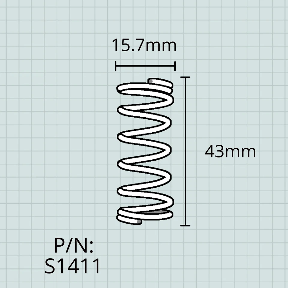 Trompeta Holton, ST550 "Admiral", resortes de válvula de pistón, juego de 3 Foto 3 de 3