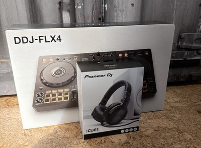 Pioneer DJ DDJ-FLX4 + HDJ-CUE1 + Decksaver | Top Zustand | Rechnung