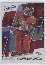 2018 Panini Prestige Rookie Xtra Points Red Courtland Sutton #206 2t9