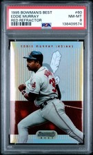 1995 BOWMAN'S BEST RED REFRACTOR #60 EDDIE MURRAY PSA 8