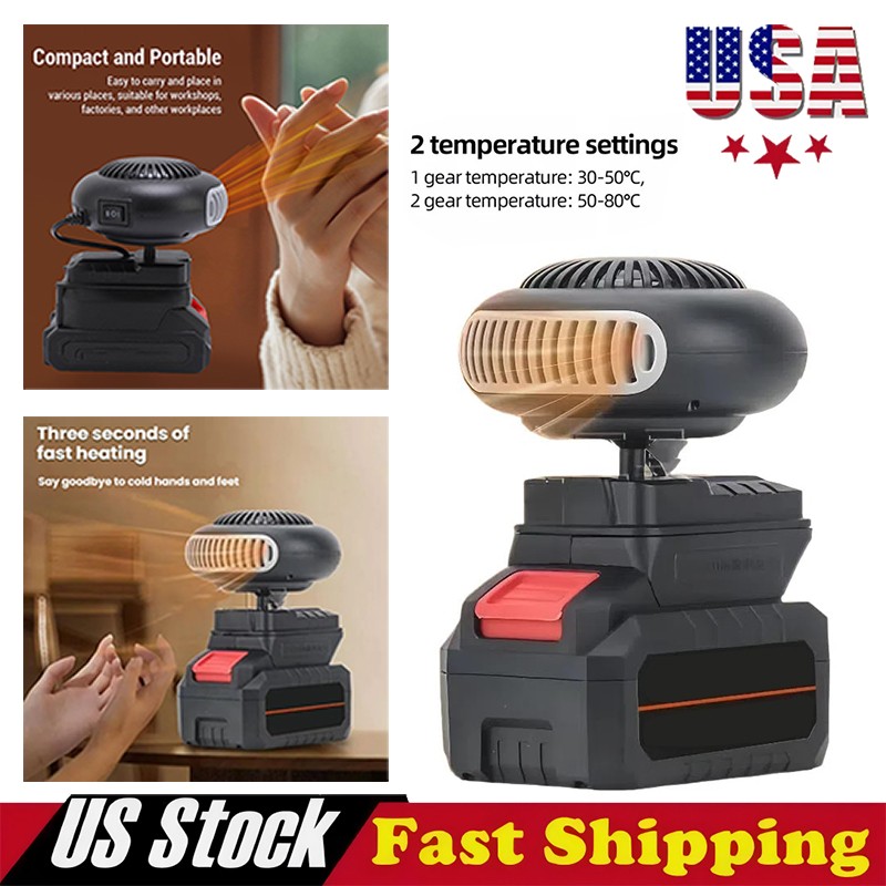 Portable Battery Heater,Battery Powered Heater,170W Small Sp