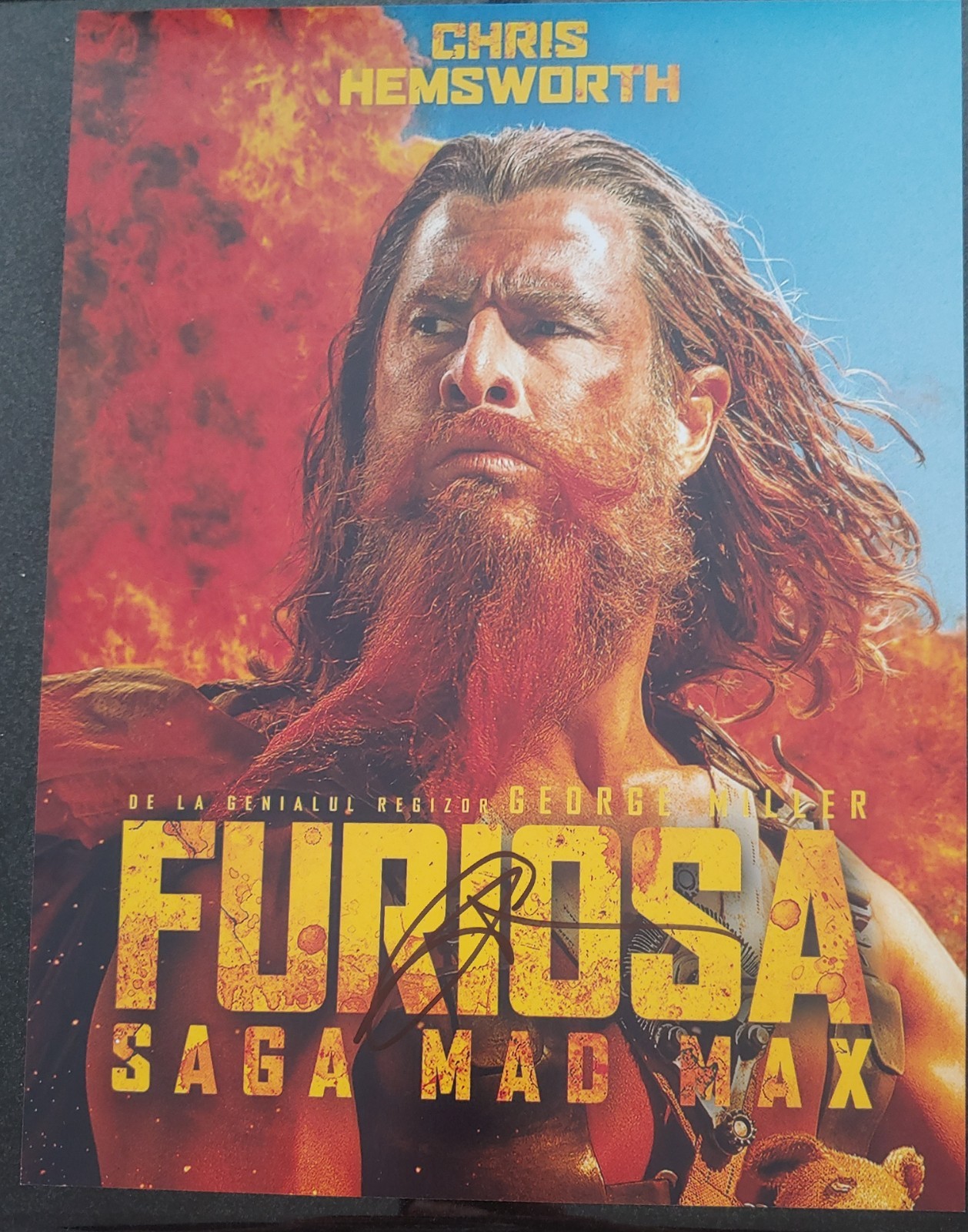 CHRIS HEMSWORTH signed 11x14 Photo picture poster JSA FURIOSA Mad Max 