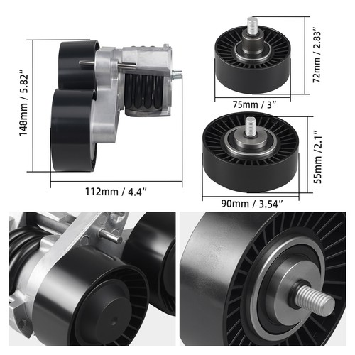 Keilrippenriemen + Spanner + Rollen Für BMW N55 E90 E91 E92 E93 E82 E88 E84 335i - Picture 5 of 10