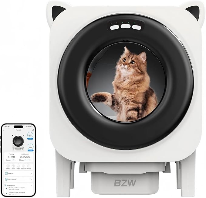 App Control Cats Litter Box 76l