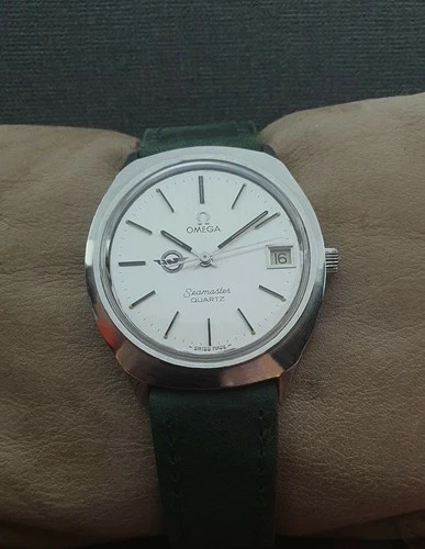 OMEGA SEAMASTER QUARTZ cal.1310 "EGED" VINTAGE 70's RARE 8J SWISS WATCH.