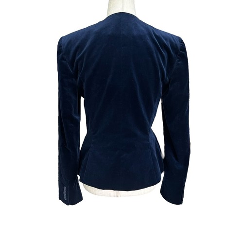 Blazer donna Ralph Lauren blu nero etichetta velluto taglia 8 | 53-8 - Foto 2 di 7