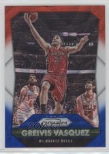 2015-16 Panini Prizm Red White & Blue Prizm Greivis Vasquez #134 6k8
