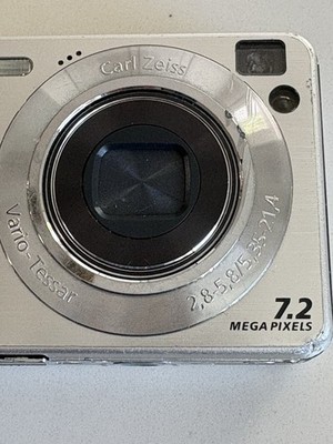 Sony Cyber-shot DSC-W120 7.2MP Digital Camera - Silver - Parts | eBay