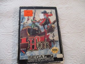 4 SEGA CD Games in Cardboard Boxes - Rise of the Dragon; Hook; Jaguar; Persia