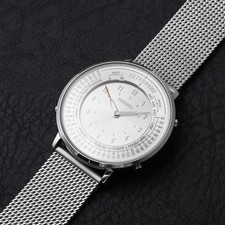 SEIKO Metronome Watch Standard Line Metal Mesh Silver SMW007A Japan NEW