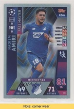 2018-19 Topps UEFA Champions Match Attax Pass Master Nadiem Amiri #121 READ 6wi
